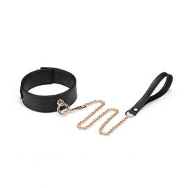 Liebe Seele Japan Black Organosilicon Collar with Leash