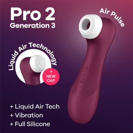 Satisfyer Pro 2 Generation 3  (New 2023) Wine Red