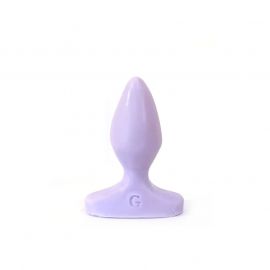 Godemiche Handmade Anal PlugB Small Electric Lavender (2x1inch)