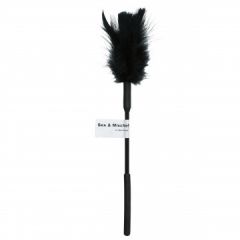 Sex and Mischief Feather Tickler - Black